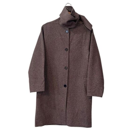 Vanessa Bruno Womens Brown Wool and Cashmere Blend Coat Size 36 Small Oversized - Picture 1 of 16